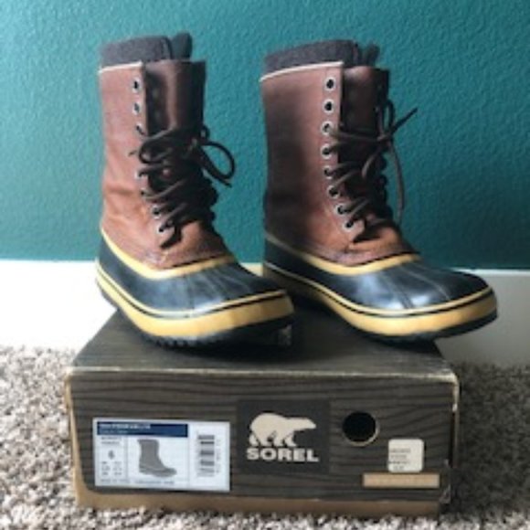 Sorel 1964 premium leather winter boots - Picture 3 of 8